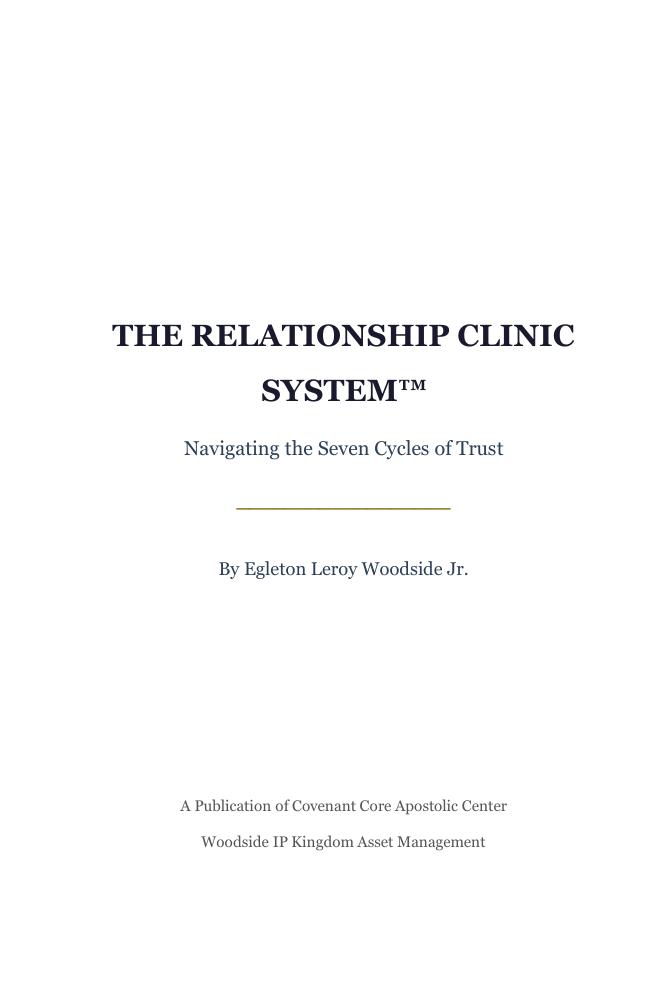 The Relationship Clinic book title page